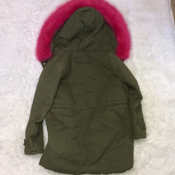 K.Zell Faux Fur Trim Parka Jacket - Picture 9 of 16